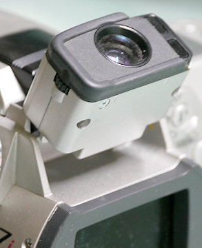 DiMAGE 7iのEVF DiMAGE 7iのEVF